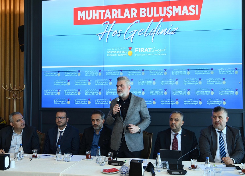 Başkan Görgel, Onikişubat’ın Batı Mahalle Muhtarlarıyla Bir Araya Geldi