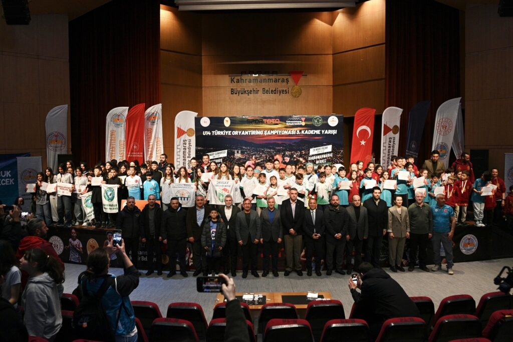 Kahramanmaraş Oryantiring U14 Türkiye Şampiyonasına Ev Sahipliği Yaptı